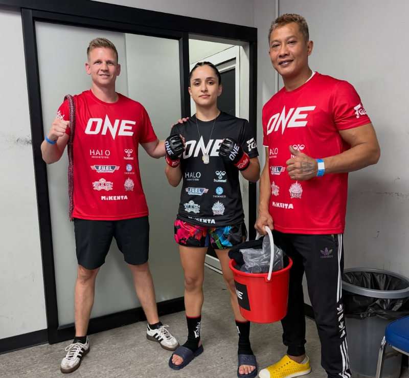 Steffen Weise med Yara Saleh
